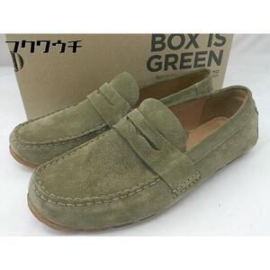 ◇ ◎ Clarks クラークス スウェード ローファー シューズ サイズ43 カーキ メンズ