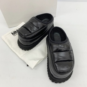 Maison Margiela MM6 23AW S59WX0065 Apres Ski Slippers サンダル 未使用 レディース サイズ35 ブラック メゾンマルジェラ 靴 IF13643■