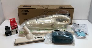 未使用品！ makita 10.8v 充電式クリーナー CL102DW バッテリー2個(予備バッテリー付属) 充電器 紙パック 軽量1.0kg！ 領収書OK