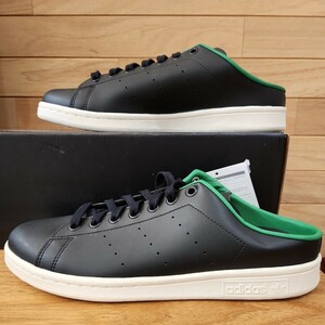 27cm 新品正規品 adidas originals スタンスミス ミュール / STAN SMITH MULES 黒 ブラック レザー FX5858