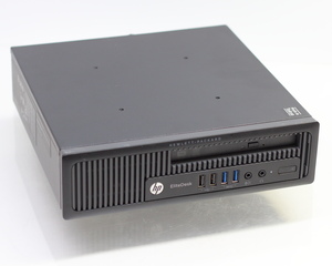 HP ウルトラスモールPC EliteDesk800 G1 USDT/Core i7-4790S(4コア8スレッド/3.20GHz）/4GBメモリ/HDD320GB/Windows8.1 Pro 64bit #0212