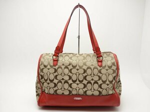 COACH コーチ シグネチャー　2WAYバッグ　F31921 ハンド　ショルダーバッグ　レディース　中古　【質屋出品】