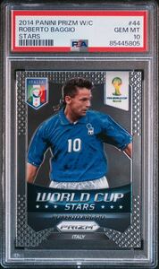 【PSA10】2014 PANINI PRIZM WORLD CUP STARS ROBERTO BAGGIO R.バッジョ