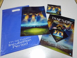 ●　TMネットワーク　【　Incubation Period　2012ツアーパンフレット +　チラシ類 + 袋 + I am CD　】　TMN　※管理番号 pa3731