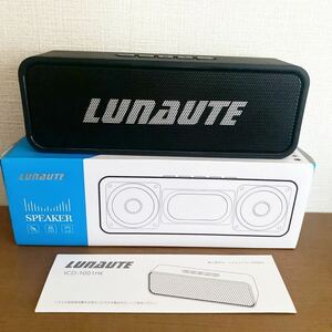 【新品】 LUNAUTE　ICD-1001 HK　スピーカー　ワイヤレス　Bluetooth　軽量　ブラック　内蔵マイク　ハンズフリー会話