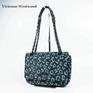 【Vivienne Westwood】ヴィヴィアンウエストウッド　2way　ショルダーバッグ　レオパード