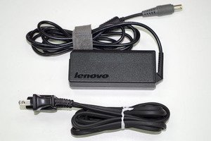 ★4個入荷★ lenovo/純正ACアダプター ◆92P1156/20V 3.25A/外径約8mm 内径約6mm◆ レノボAC20V153Y