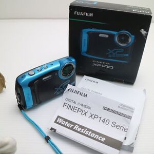 美品 FinePix XP140 スカイブルー 即日発送 FUJIFILM コンパクトデジタルカメラ あすつく 土日祝発送OK