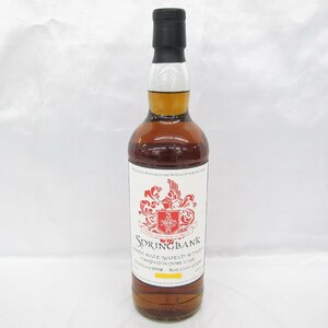 【未開栓】Springbank スプリングバンク 10年 1998-2009 ポートカスク Barアーガイル10周年記念ラベル ウイスキー 700ml 49% 11608302 0619