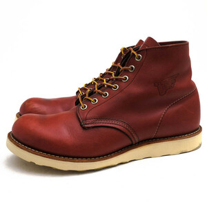 RED WING レッドウィング ワークブーツ 9105 PLAIN TOE オロ ラセット カッパーワークスミスレザー 牛革 アイリッシュセッター プレーント