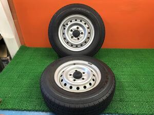 5W-49) 165R13 LT 8P.R. TOYO V-02e 2022年 9.5分山 ダイハツ純正 タウンエース等