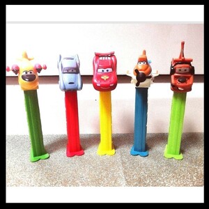 希少 ディズニー カーズ フィギュア ペッツ PEZ ５種セット★