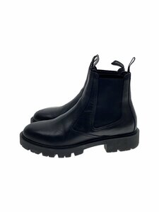 CELINE◆CHELSEA BOOT/サイドゴアブーツ/41/BLK/レザー/BF1202