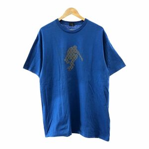 STUSSY ステューシー スケートマン モノグラム Tシャツ XL コットン100％ 90年代 半袖 メンズ AT892A67