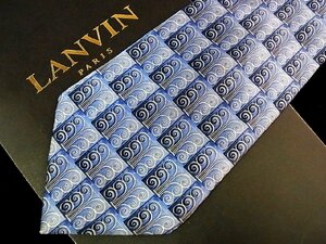 ♪今週の特売980円～♪2540♪良品【LANVIN】ランバン【装飾 柄】ネクタイ♪