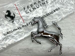 ★良品 送料込★即決 フェラーリ F12 812 CAVALLINO RAMPANTE 純正 エンブレム シルバー 084796400 FERRARI 送料無料 5371