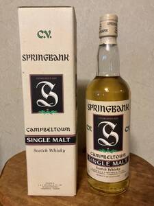 SPRINGBANK CV CAMPBELTOWN スプリングバンク CV キャンベルタウン シングルモルト 750ml 46%　トールボトル