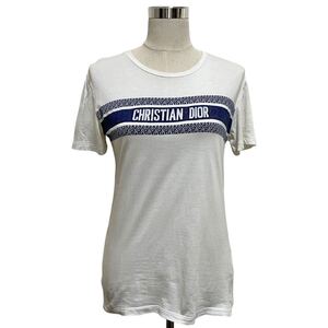 DIOR ディオール 21SS コットンジャージー シグネチャーバンド Tシャツ 143T04A4043