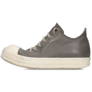 リックオウエンス Rick Owens RAMONES サイズ:39 ラモーンズレザーローカットスニーカー 中古 OM10