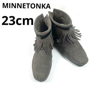 MINNETONKA ミネトンカ ハイトップ バックジップ ブーツ 23㎝