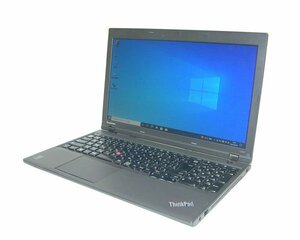 Windows10 Pro 64bit Lenovo ThinkPad L540 Core i5-4210M 2.6GHz メモリ 4GB HDD 500GB(SATA) マルチ 15.6インチ ACアダプタ付属なし