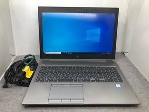 【hp】ZBook 15 G6 Corei7-9850H 32GB SSD512GB NVMe NVIDIA Quadro T2000 WEBカメラ Bluetooth Windows10Pro 15.6inch FHD 中古ノートPC