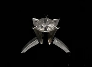 Pt900ダイヤリング D1.173ct 6.1g #10 ケースあり ヴィンテージ ジュエリー アクセサリー