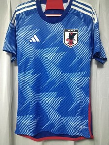 正規品　良品　サッカー日本代表ユニフォーム　カタールワールドカップ　adidas　サムライブルー　 アディダス