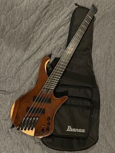 超軽量　3.4キロ弱　Ibanez EHB1265MS NML Natural Mocha Low Gloss 木部プチカスタム品 5弦 ヘッドレスベース 