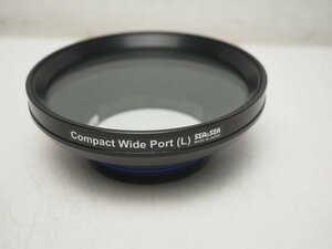SEA&SEA シーアンドシー コンパクトワイドポート L [30103] ポートネジ径:約92mm 水中カメラ用品 カメラ関連用品 [3F17-58936]