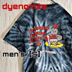 C980【dyenomite】半袖タイダイプリントTシャツ【S】総柄