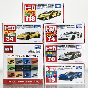 トミカ 初回特別仕様 ランボルギーニ ヴェネーノ アヴェンタドールSVJ Tomica Lamborghini Veneno Performante Aventador etc. 6台セット