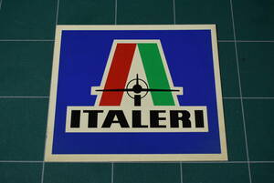 Qo793 非売品 販促用 イタレリ ITALERI ステッカー 13.5cm x 11.5cm 稀少 ゆうメール