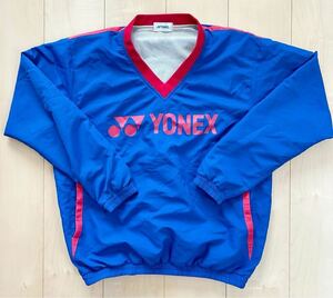 美品　YONEX　ヨネックス　Vネック　ピステ　ウインドブレーカー　トレーニングウェア　メンズ　Sサイズ　裏地メッシュ