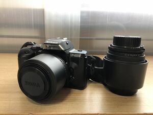 126 F【ジャンク】Nikon SIGMA フィルムカメラ　レンズ2本　F-401S