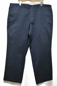 ＠美品 ドッカーズ Dockers ツータック チノパンd17 紺 アメリカ古着 XXL ビックサイズ