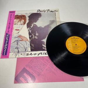 デビッドボウイ David Bowie スケアリーモンスターズ Scary Monsters レコード LP 日本盤 帯付