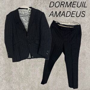 【Dormeuil Amadeus】ストライプ ビジネススーツ　上下セット