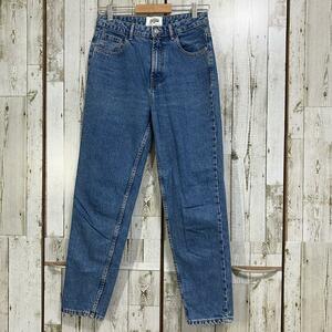 ☆ZARA AUTHENTIC DENIM BY TRF ザラ ティーアールエフ☆デニム ジーンズ テーパード EUR(36) ハイウエスト 青 [送料無料☆匿名配送] c2890