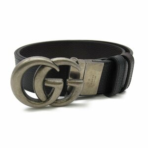 グッチ GGマーモント リバーシブルベルト ブランドオフ GUCCI レザー ベルト レザー メンズ