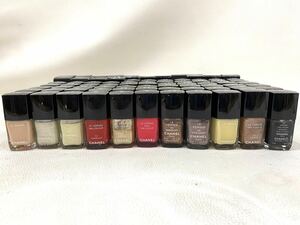  R4E753◆ シャネル CHANEL マニキュア ネイルカラーまとめ売り◆ ヴェルニ ヴェルロングトゥニュ トップコートなど 合計77点