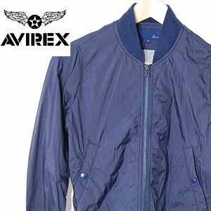 アヴィレックス AVIREX■ナイロンジップジャケット　ブルゾン■S■グレー ※NK4717393