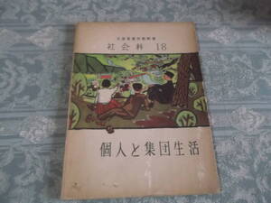 『教科書　社会科１８　個人と集団生活』（C044）