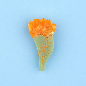 Calendula Hair Clip キンセンカ カレンデュラ ヘアクリップ