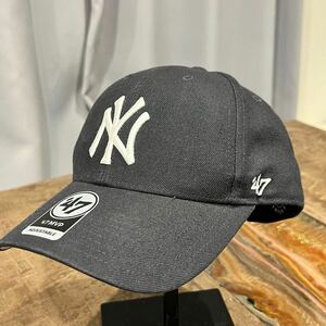 【即決】 ヤンキース ネイビー 47 ブランド 帽子 ニューヨークnewtork yankees キャップ アジャスタブル