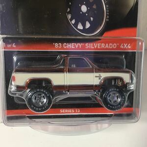 限定4000! Hotwheels RLC ホットウィール リアルライダーズ 83 Chevy Silverado シェビー シルバラード 4×4 1/64