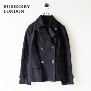 【BURBURRY LONDON】バーバリーロンドン　ショート　トレンチコート　シャドーチェック