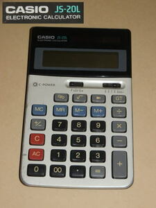 カシオ　電卓 JS-20L CASIO ELCTRONIC CALCULATOR 可動品 