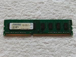 PC用メモリ Princeton 2GB 240PIN DDR3 DIMM PD3/1333-2G 2GB 中古 48