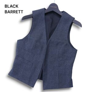 美品★ BLACK BARRETT ブラックバレット ニールバレット 秋冬 ウール100％ ボタンレス ベスト ジレ Sz.1　メンズ　A4T11633_B#N